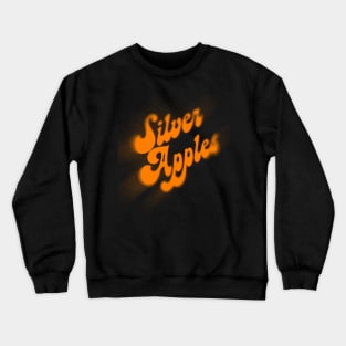 Silver Apples / Vintage Style Fan Design Crewneck Sweatshirt